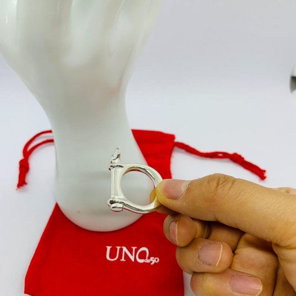 UNO de 50 Ring PICK 1 RING Reward Ring Unisex Ring Jewelry Silver-Plated Metal - Picture 5 of 10